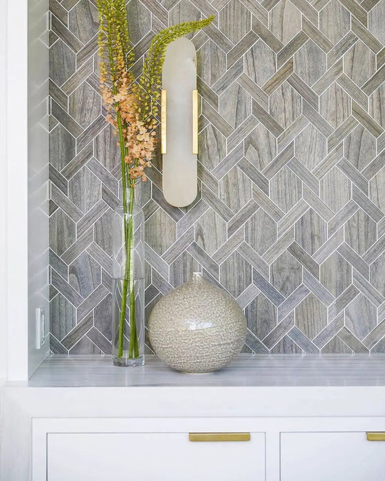 Melange Elongated Alabaster Wall Lamp - Simprolos