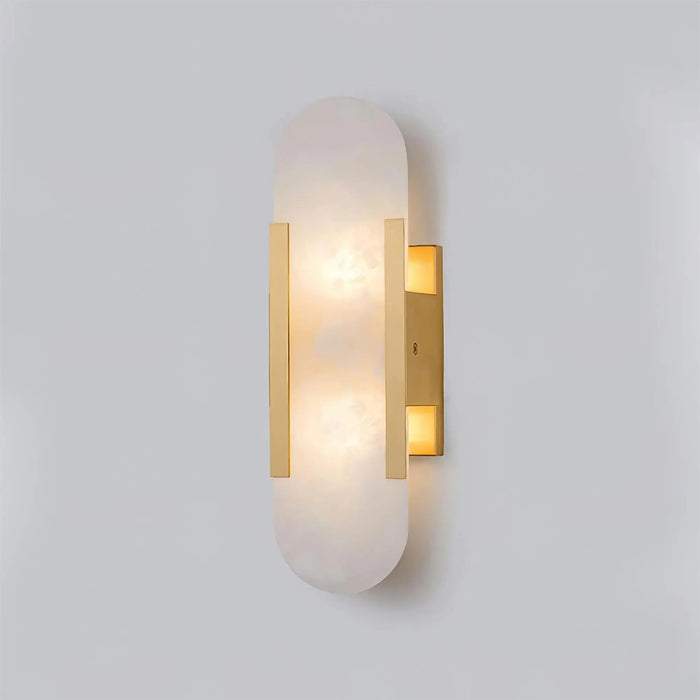 Melange Elongated Alabaster Wall Lamp - Simprolos