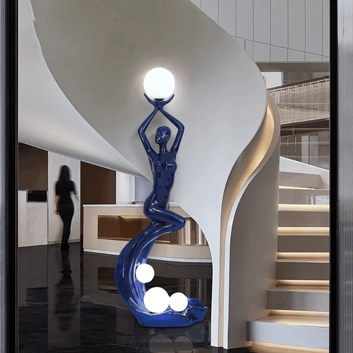Mermaid Sculpture Floor Lamp - Simprolos