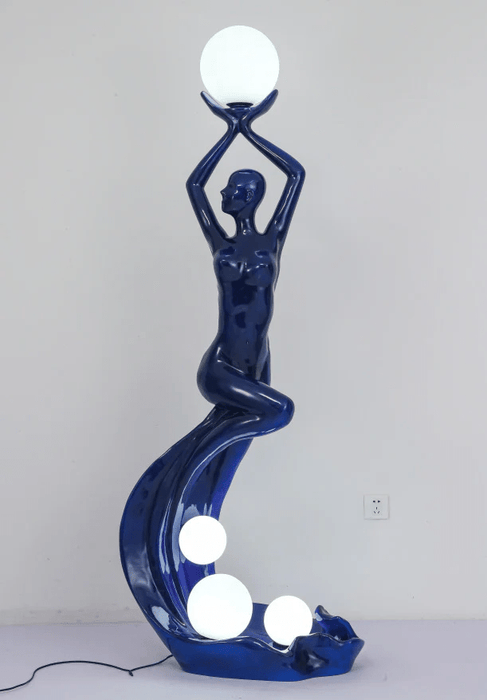 Mermaid Sculpture Floor Lamp - Simprolos