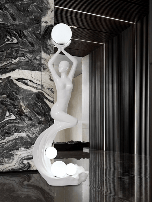 Mermaid Sculpture Floor Lamp - Simprolos