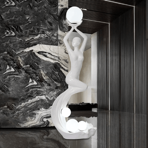 Mermaid Sculpture Floor Lamp - Simprolos