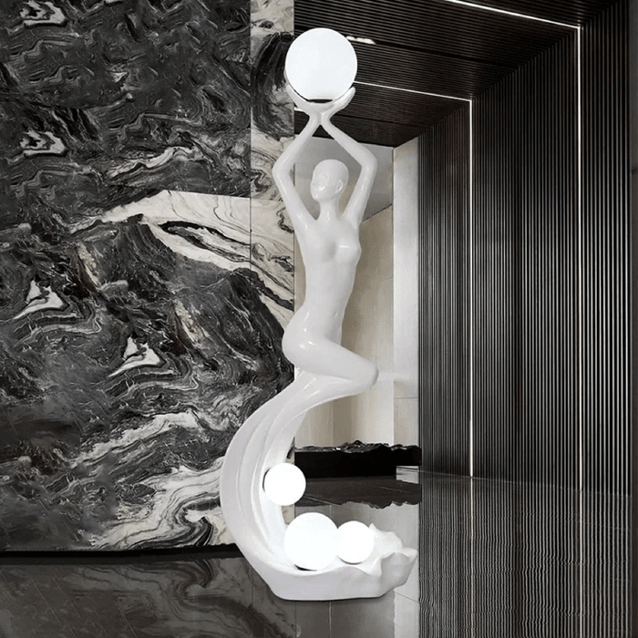 Mermaid Sculpture Floor Lamp - Simprolos