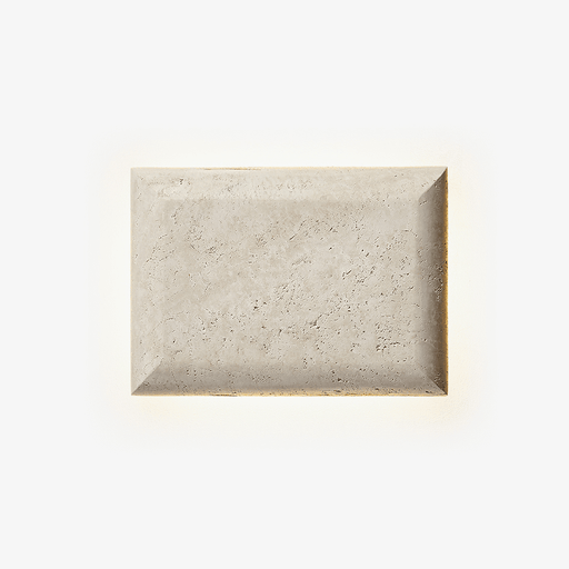 Mesa Glow Travertine Sconce - Simprolos