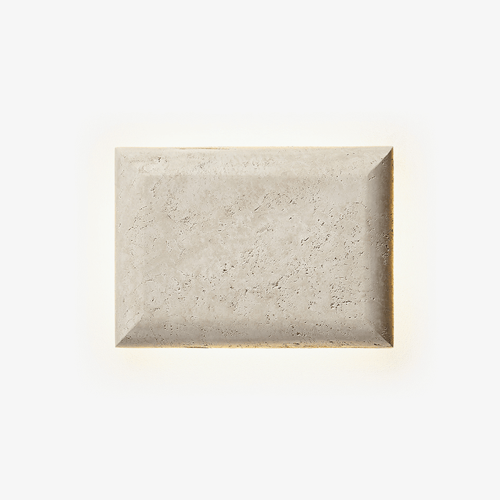 Mesa Glow Travertine Sconce - Simprolos