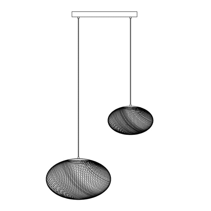Metallic Meshwork Pendant Lamp - Simprolos