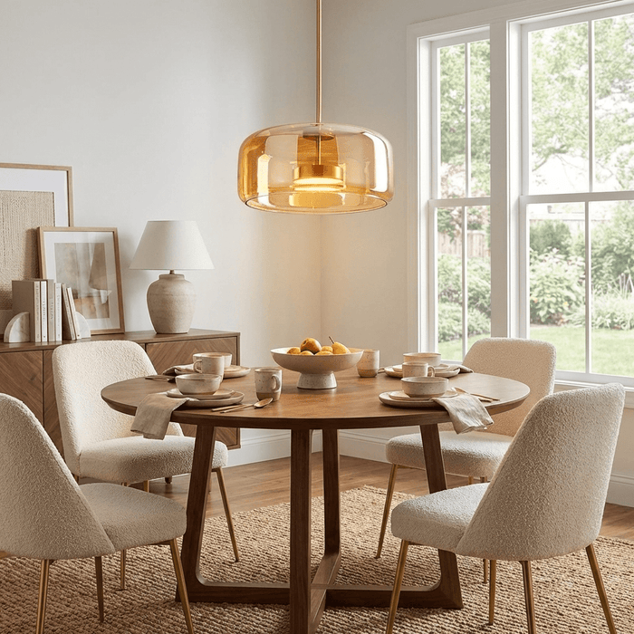 Metro Sphere Glass Pendant Lamp - Simprolos
