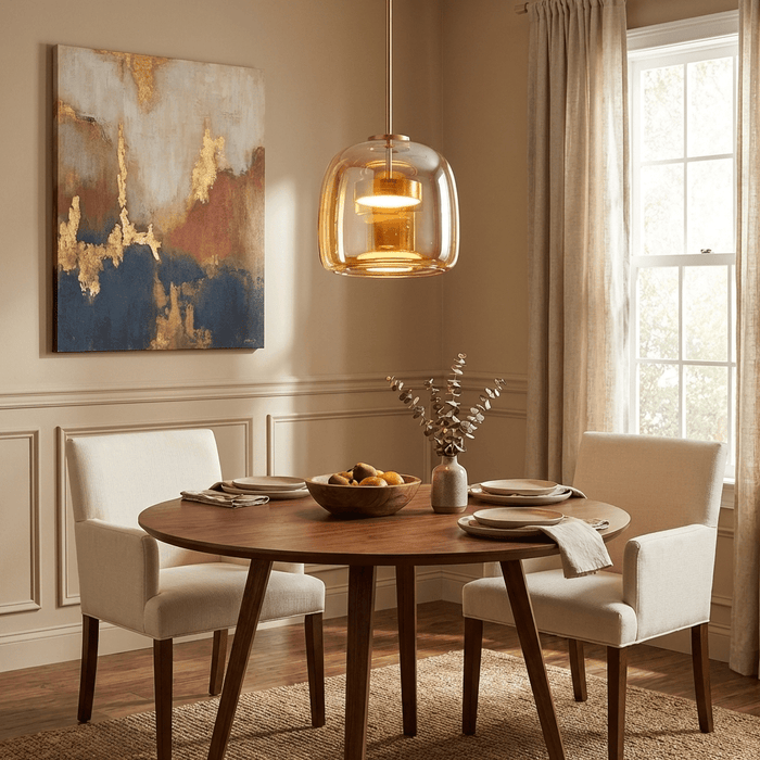 Metro Sphere Glass Pendant Lamp - Simprolos