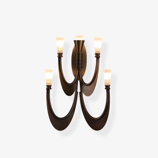 Metropolis Grand Alabaster Sconce - Simprolos