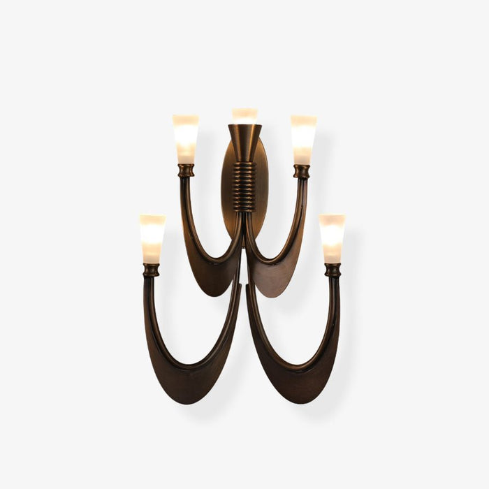 Metropolis Grand Alabaster Sconce - Simprolos
