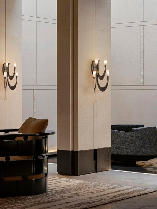 Metropolis Grand Alabaster Sconce - Simprolos