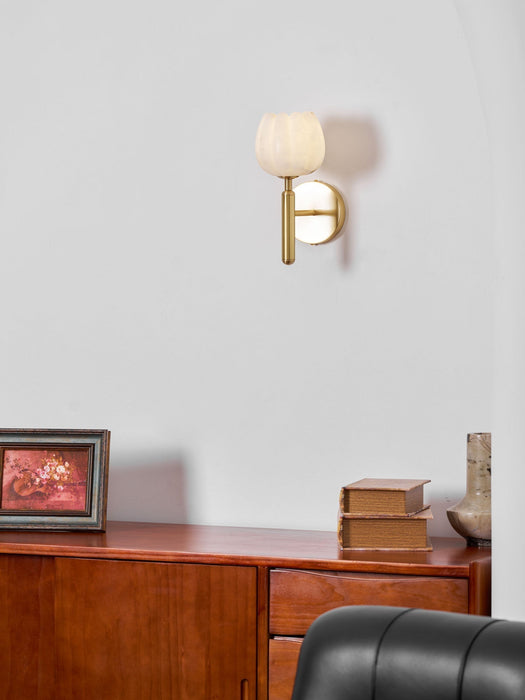 Mian Alabaster Wall Lamp - Simprolos