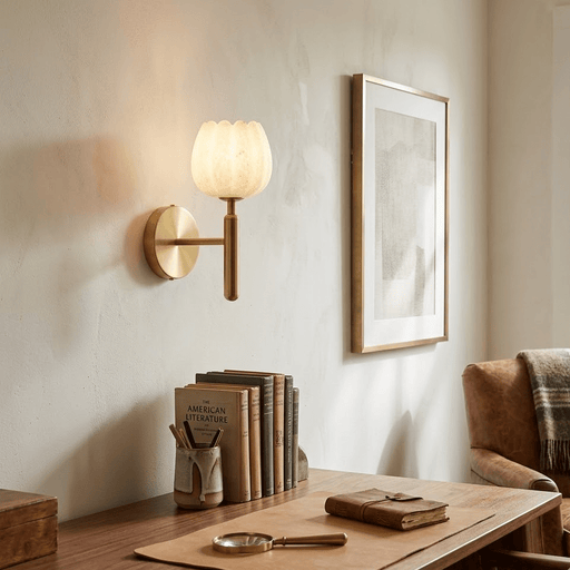 Mian Alabaster Wall Lamp - Simprolos