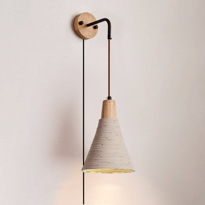 Microcement Plug - in Wall Lamp - Simprolos
