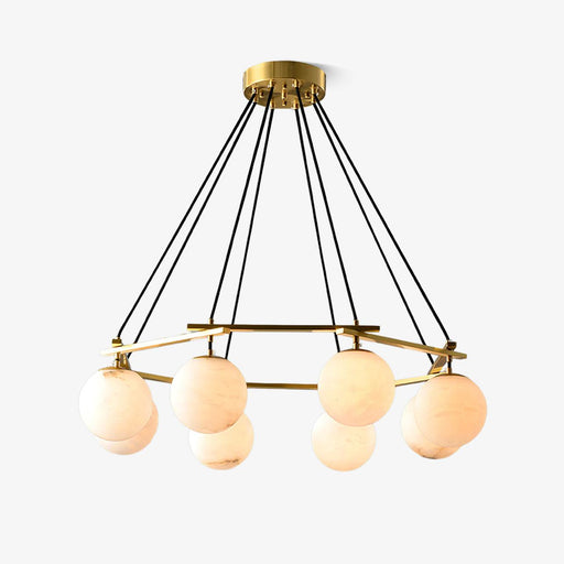Miira Alabaster Chandelier - Simprolos