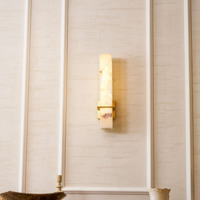 Milan Alabaster Wall Sconce - Simprolos