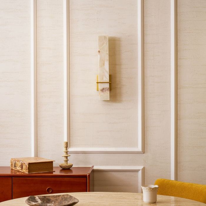 Milan Alabaster Wall Sconce - Simprolos