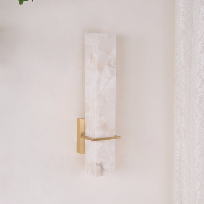 Milan Alabaster Wall Sconce - Simprolos