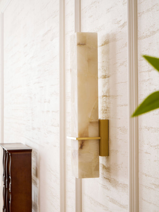 Milan Alabaster Wall Sconce - Simprolos