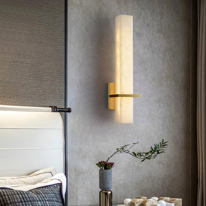 Milan Alabaster Wall Sconce - Simprolos