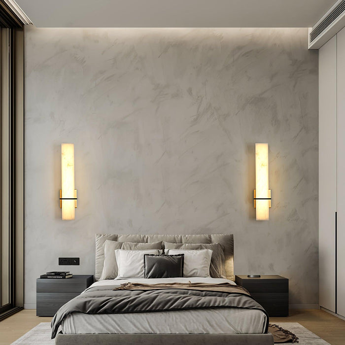 Milan Alabaster Wall Sconce - Simprolos