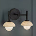 Milo Alabaster Double Wall Light - Simprolos