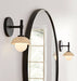 Milo Alabaster Double Wall Light - Simprolos