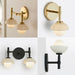 Milo Alabaster Double Wall Light - Simprolos