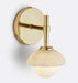 Milo Alabaster Double Wall Light - Simprolos