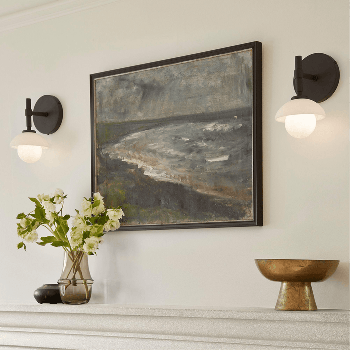Milo Alabaster Double Wall Light - Simprolos