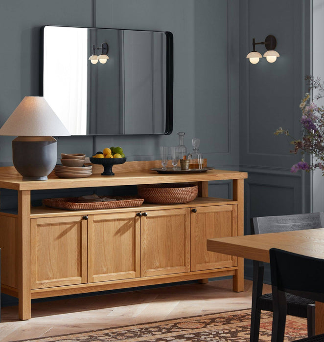 Milo Alabaster Double Wall Light - Simprolos