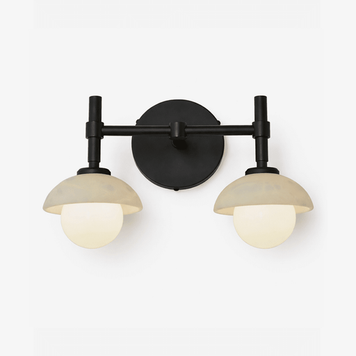 Milo Alabaster Double Wall Light - Simprolos