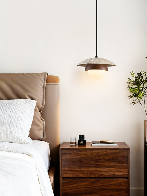 Milo Travertine Pendant Light - Simprolos