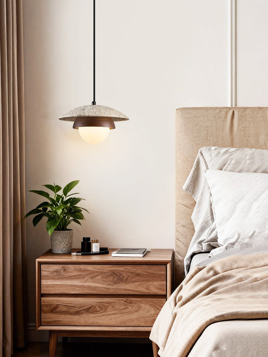 Milo Travertine Pendant Light - Simprolos