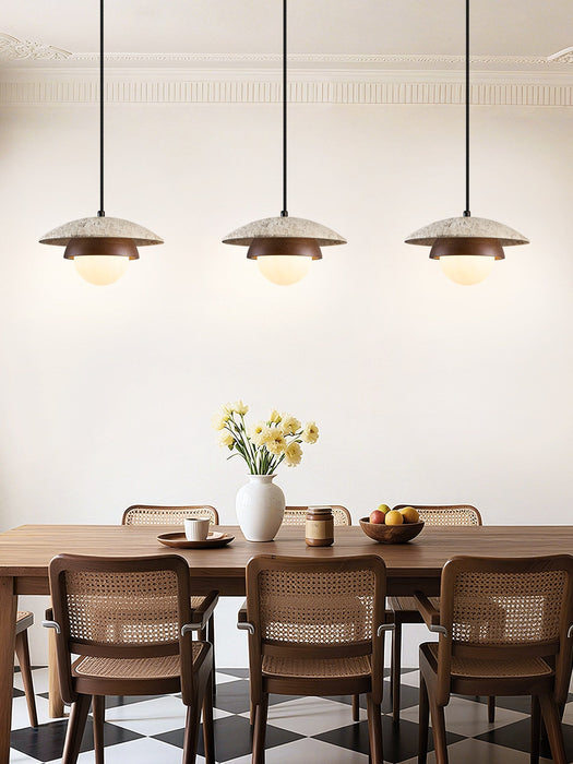 Milo Travertine Pendant Light - Simprolos