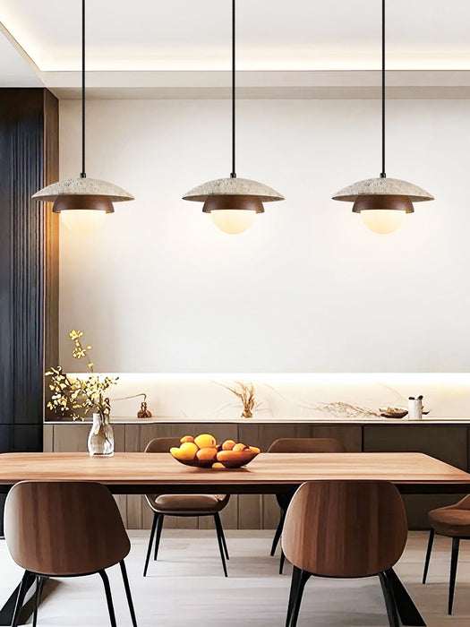 Milo Travertine Pendant Light - Simprolos