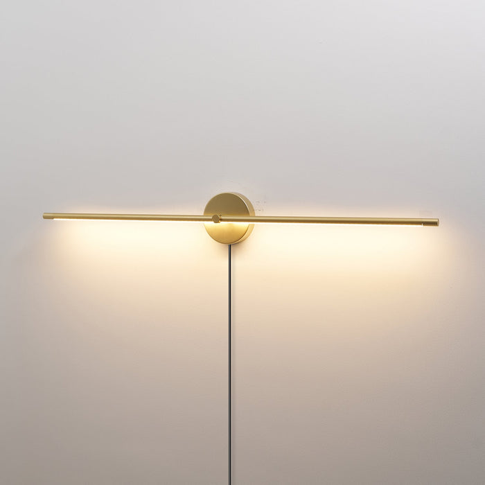 Minimalist Linear LED Plug - in Wall Lamp - Simprolos