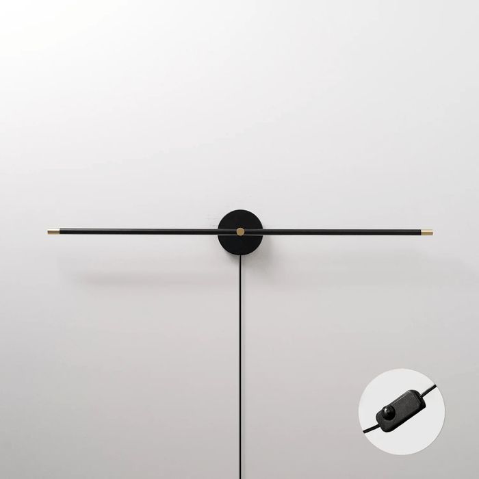 Minimalist Linear LED Plug - in Wall Lamp - Simprolos