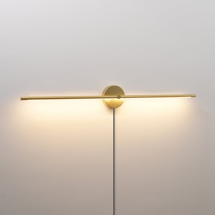 Minimalist Linear LED Plug - in Wall Lamp - Simprolos
