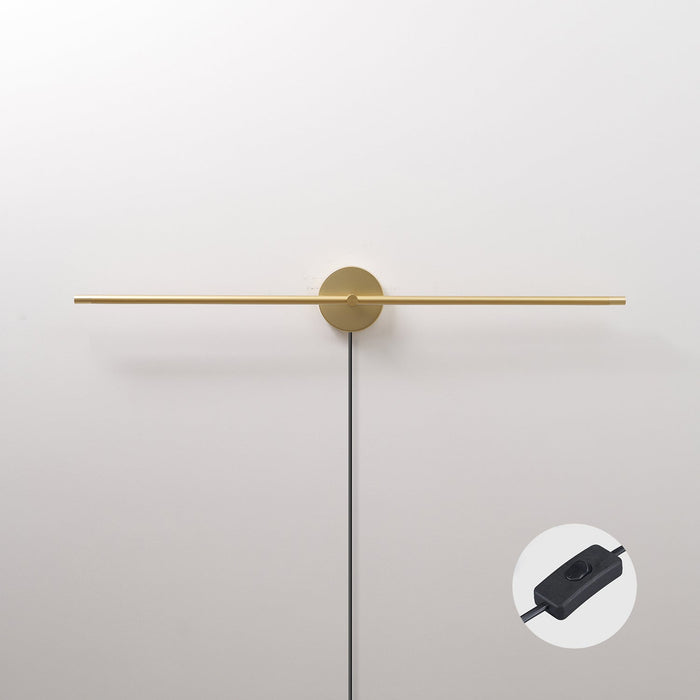Minimalist Linear LED Plug - in Wall Lamp - Simprolos