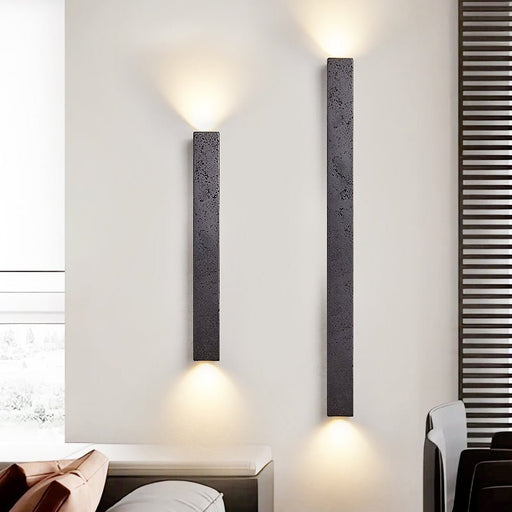 Minimalist Stone Finish Wall Lamp - Simprolos