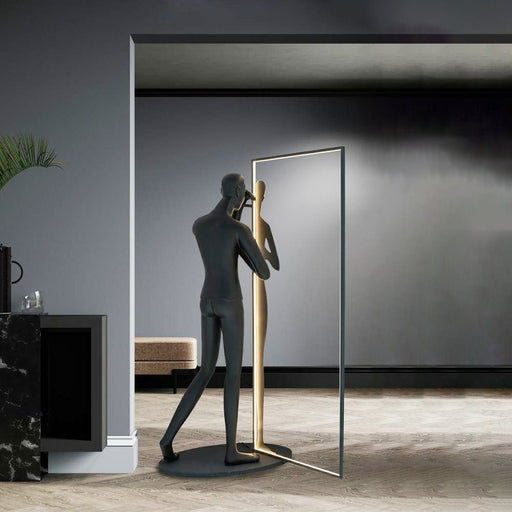Mirror Sculpture Floor Lamp - Simprolos