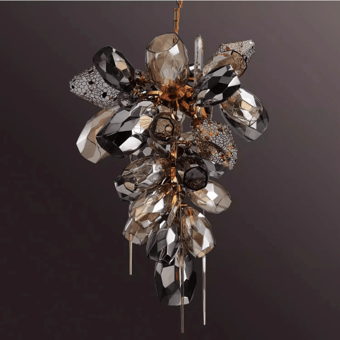 Modern Art Glass Crystal Chandelier - Simprolos