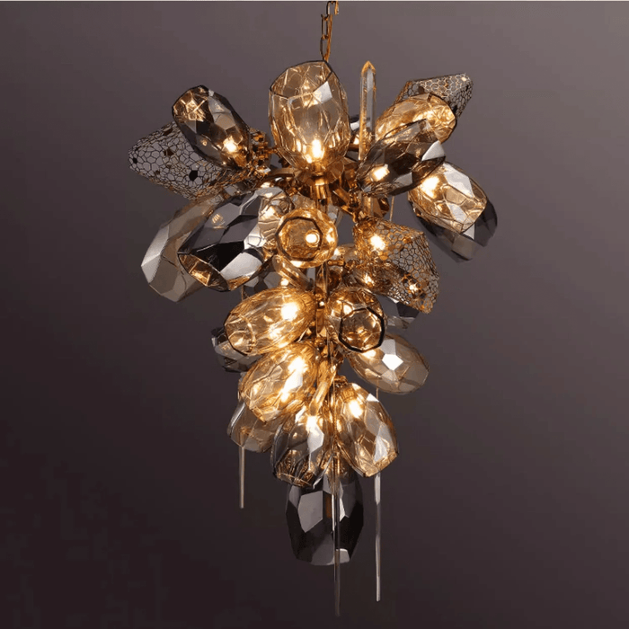 Modern Art Glass Crystal Chandelier - Simprolos