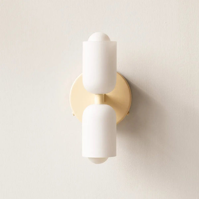 Modern Double Head Led Bedside Indoor Wall Sconce - Simprolos