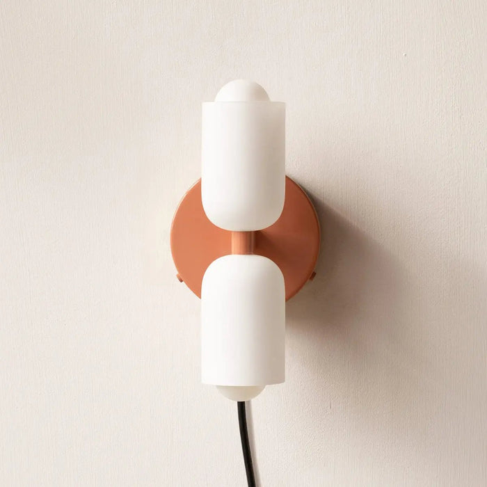 Modern Double Head Led Bedside Indoor Wall Sconce - Simprolos