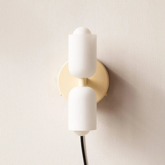 Modern Double Head Led Bedside Indoor Wall Sconce - Simprolos
