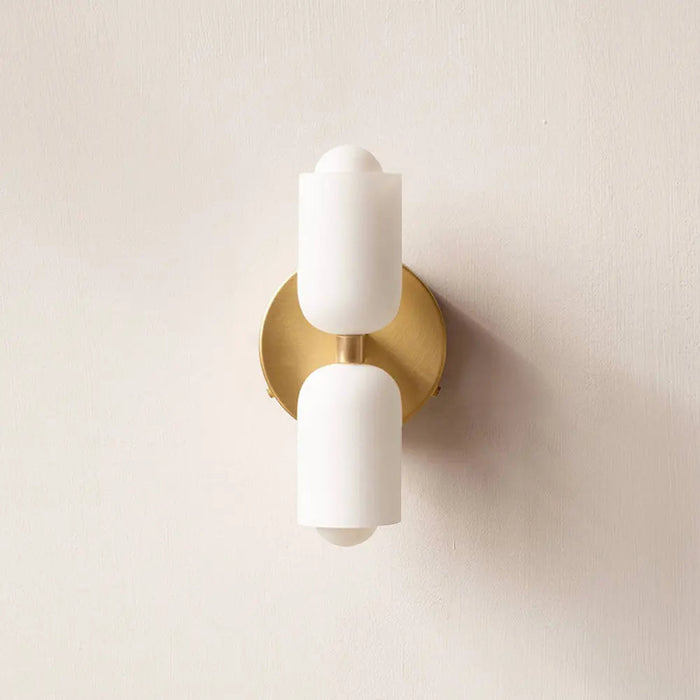 Modern Double Head Led Bedside Indoor Wall Sconce - Simprolos