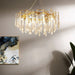 Modern Glass Teardrop Tiered Chandelier - Simprolos