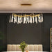 Modern Glass Teardrop Tiered Chandelier - Simprolos